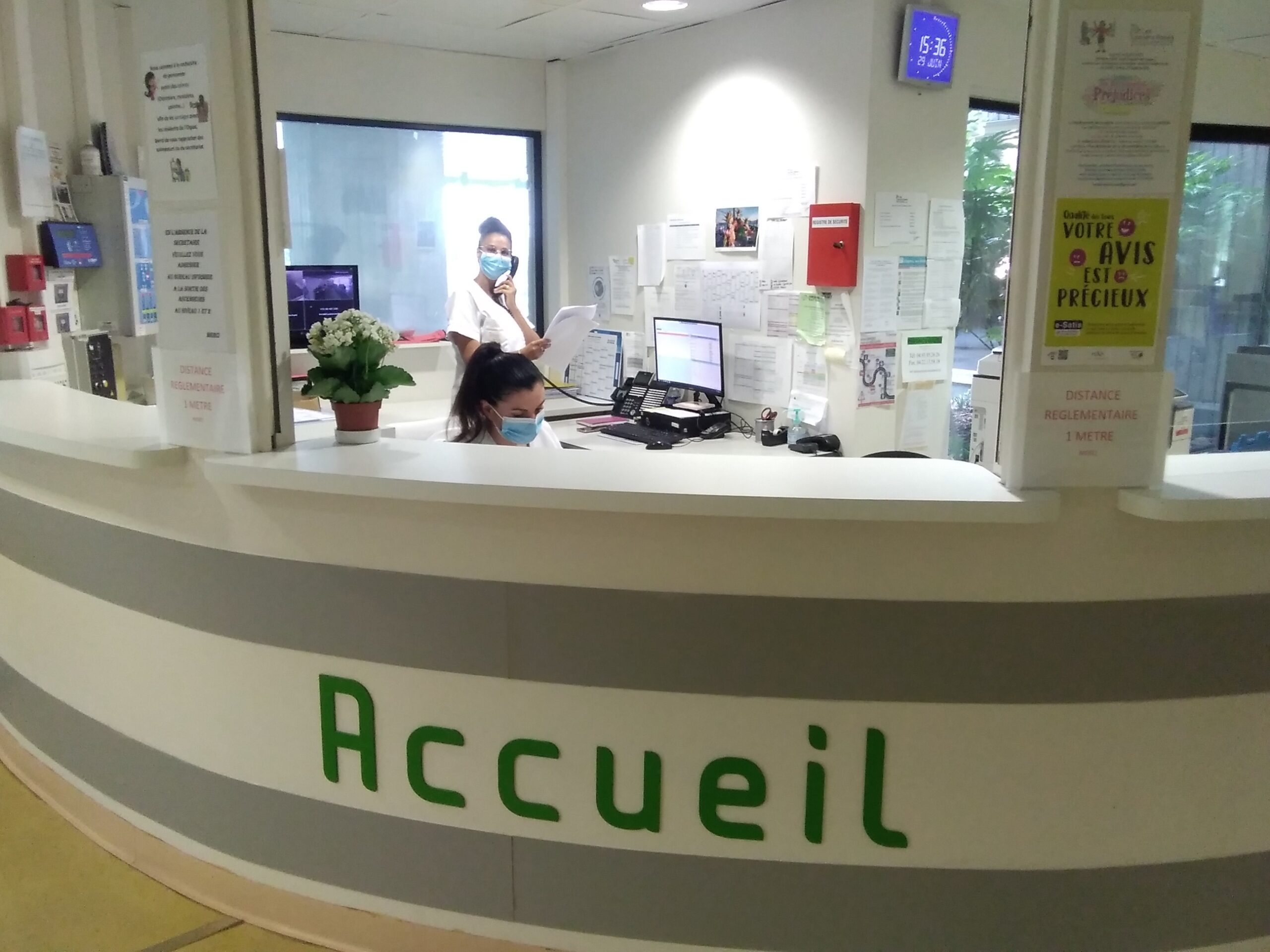 Hospitalisation et sortie aux Lauriers roses